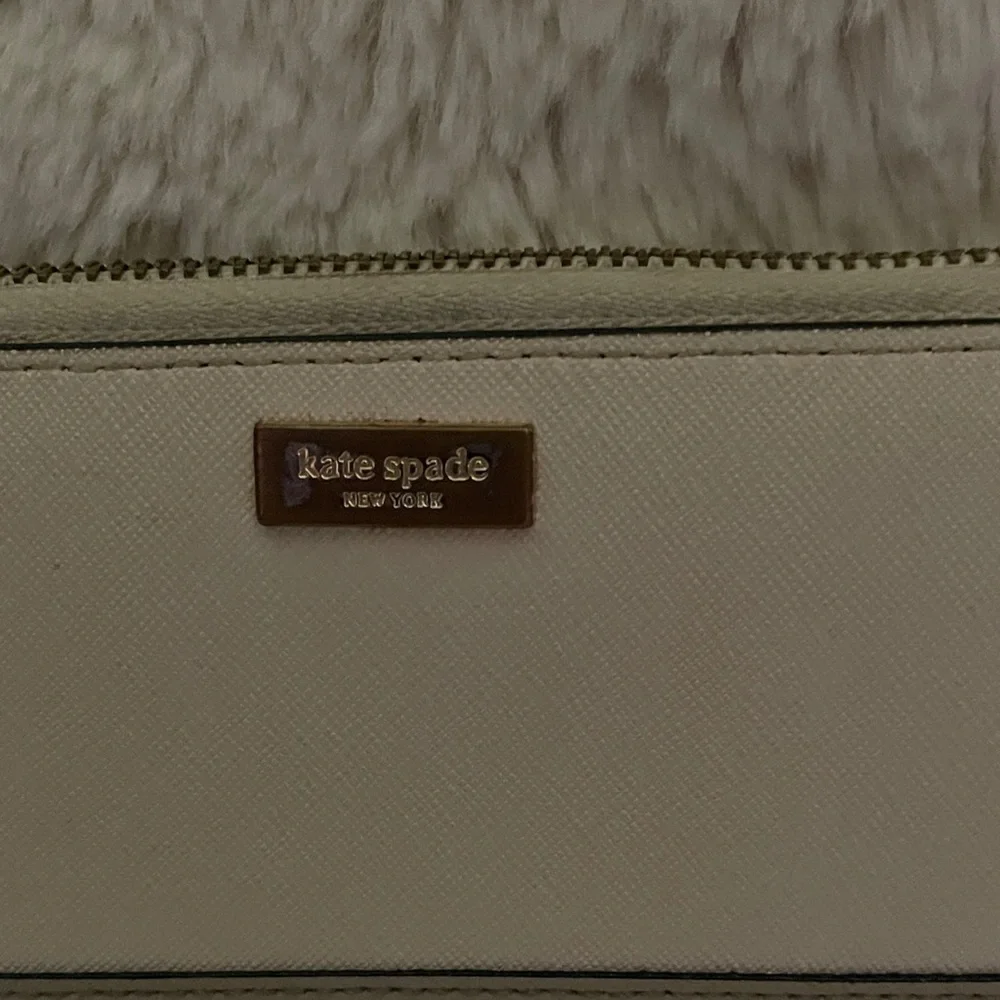 Kate Spade Zip-Around Wallet color block 2 tone